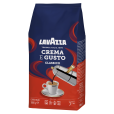 Кофе в зернах Lavazza Crema e Gusto, 1 кг., вакуумная упаковка