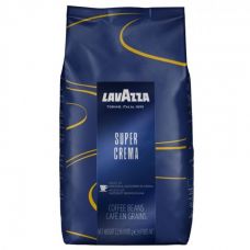 Кофе в зернах Lavazza Super Crema, 1 кг., вакуумная упаковка 