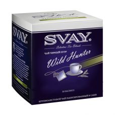 Черный чай в саше на чашку Svay Wild Hunter , 20 саше по 2гр.