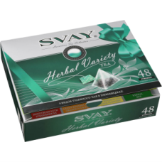 Подарочный набор чая Svay Herbal Variety, 48 пирамидок 