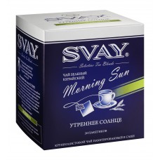 Зеленый чай в саше на чашку Svay Morning Sun, 20 саше по 2гр.